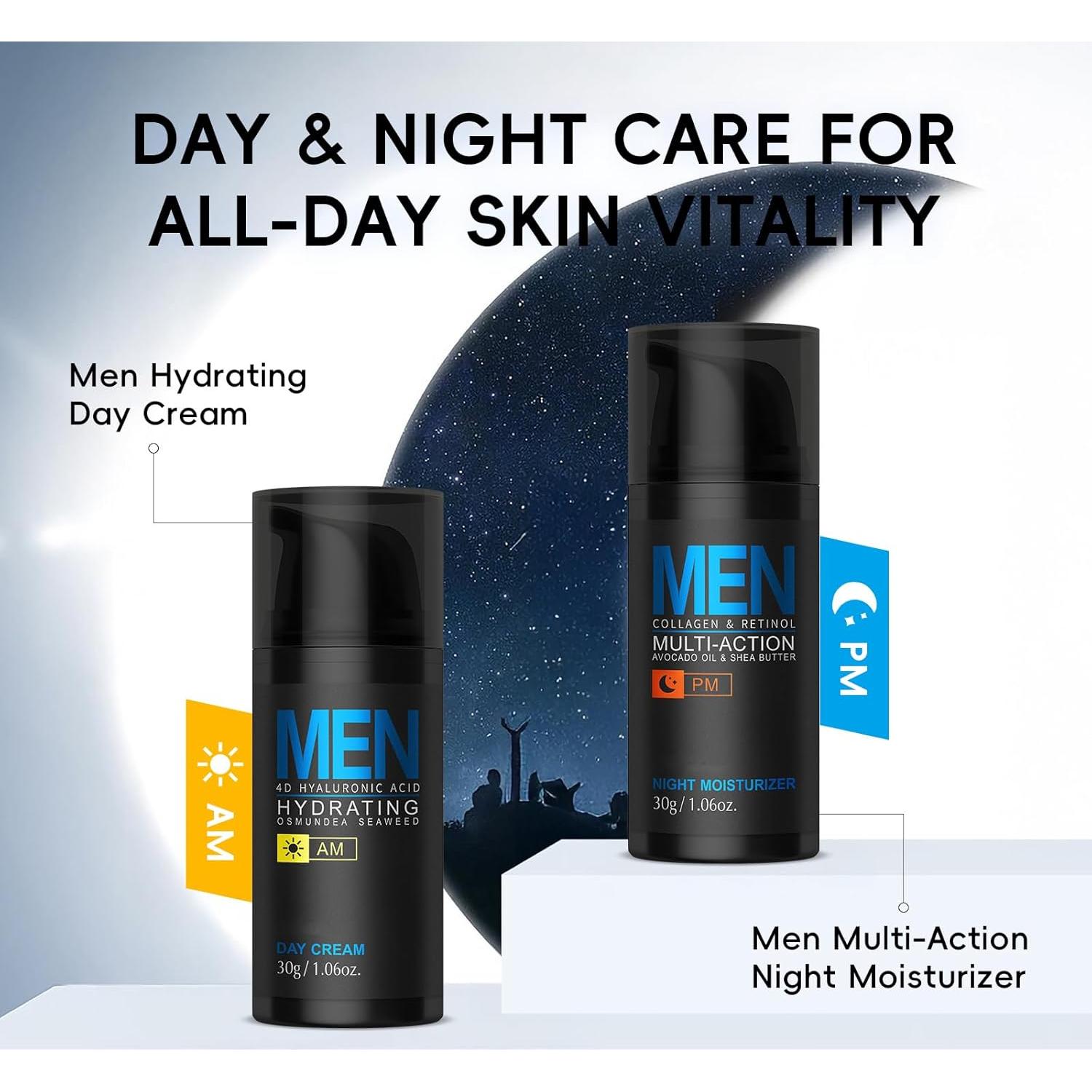 Crema Hidratante Facial para Hombres Easilydays 30g Antienvejecimiento