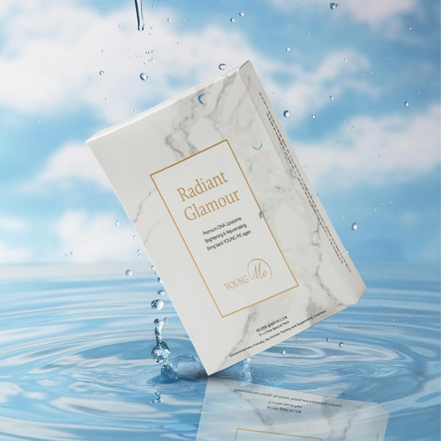 Máscara Facial Hipoalergénica YoungMe Radiant Glamour 25g x 6