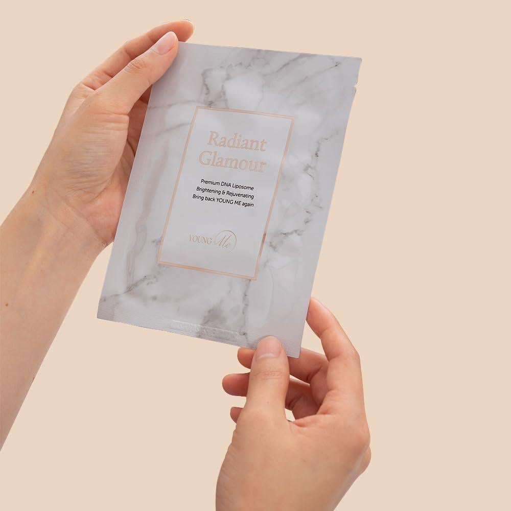 Máscara Facial Hipoalergénica YoungMe Radiant Glamour 25g x 6