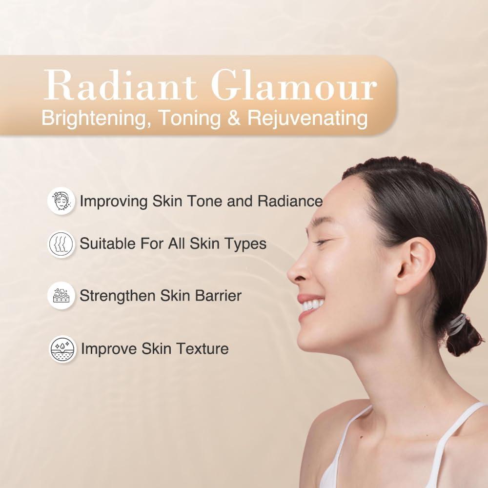 Máscara Facial Hipoalergénica YoungMe Radiant Glamour 25g x 6