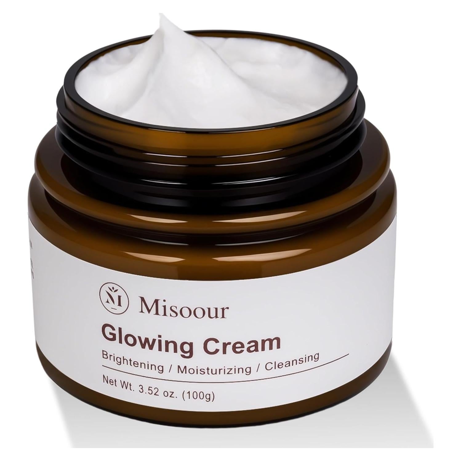 Crema Hidratante Facial Misoour 100g con Ácido Hialurónico y Vitamina C