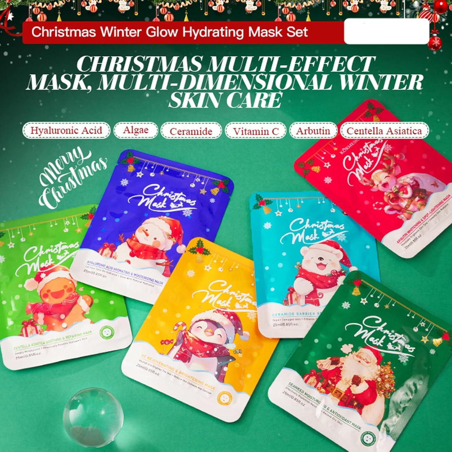 Conjunto de 12 Mascarillas Faciales Hidratantes Xiuxixu