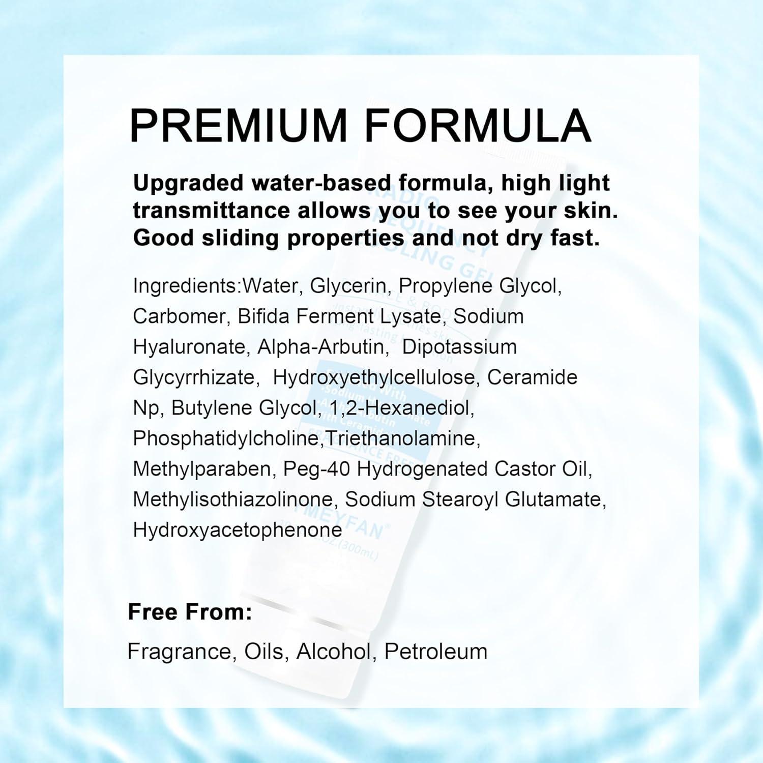 Gel Conductivo Hipoalergénico YMEYFAN para Microcorriente 348g