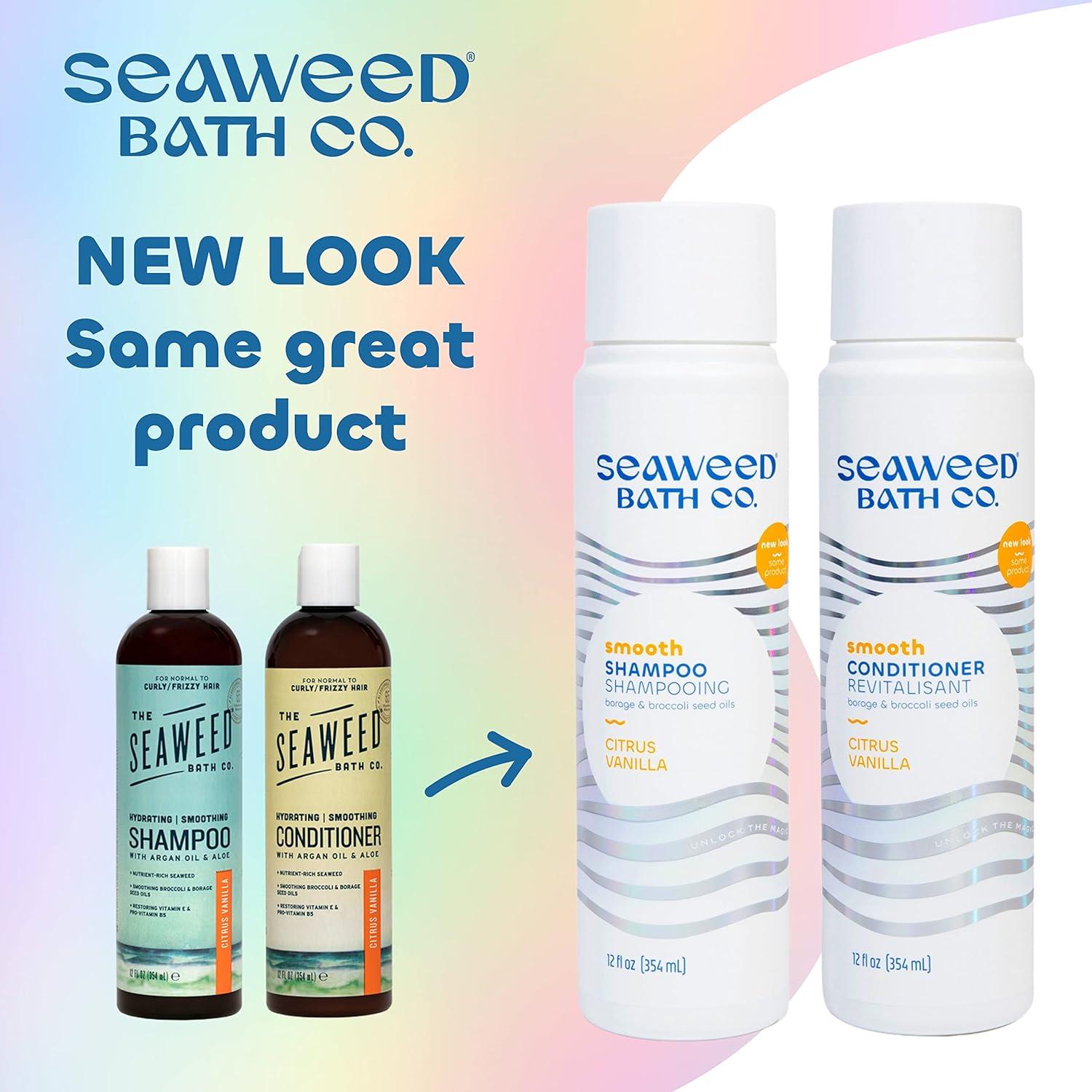 Juego de Champú y Acondicionador Seaweed Bath Co. 340g - Suave Vainilla Cítrica