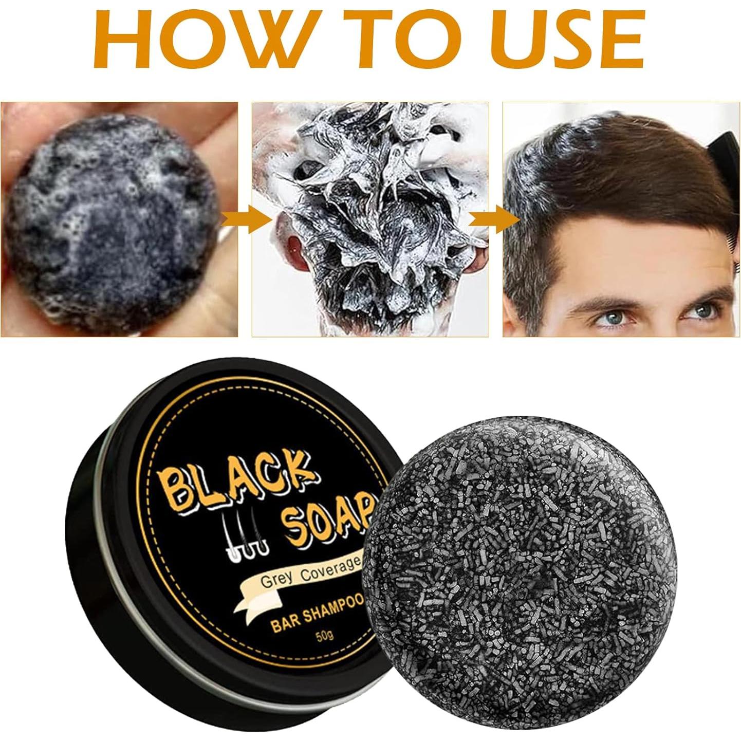 Jabón en Barra Natural Pewatul para Cabello Gris con Ginseng