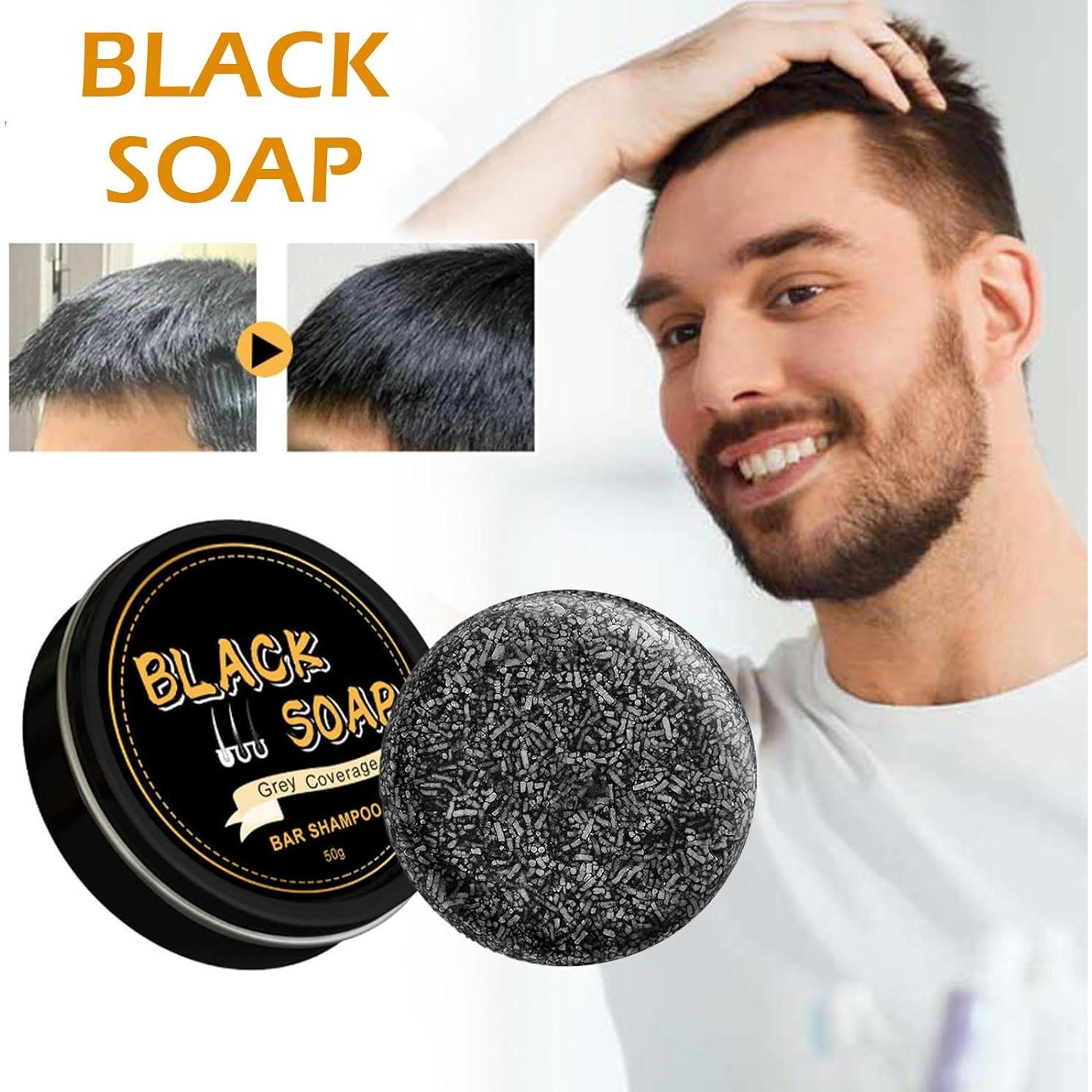 Jabón en Barra Natural Pewatul para Cabello Gris con Ginseng