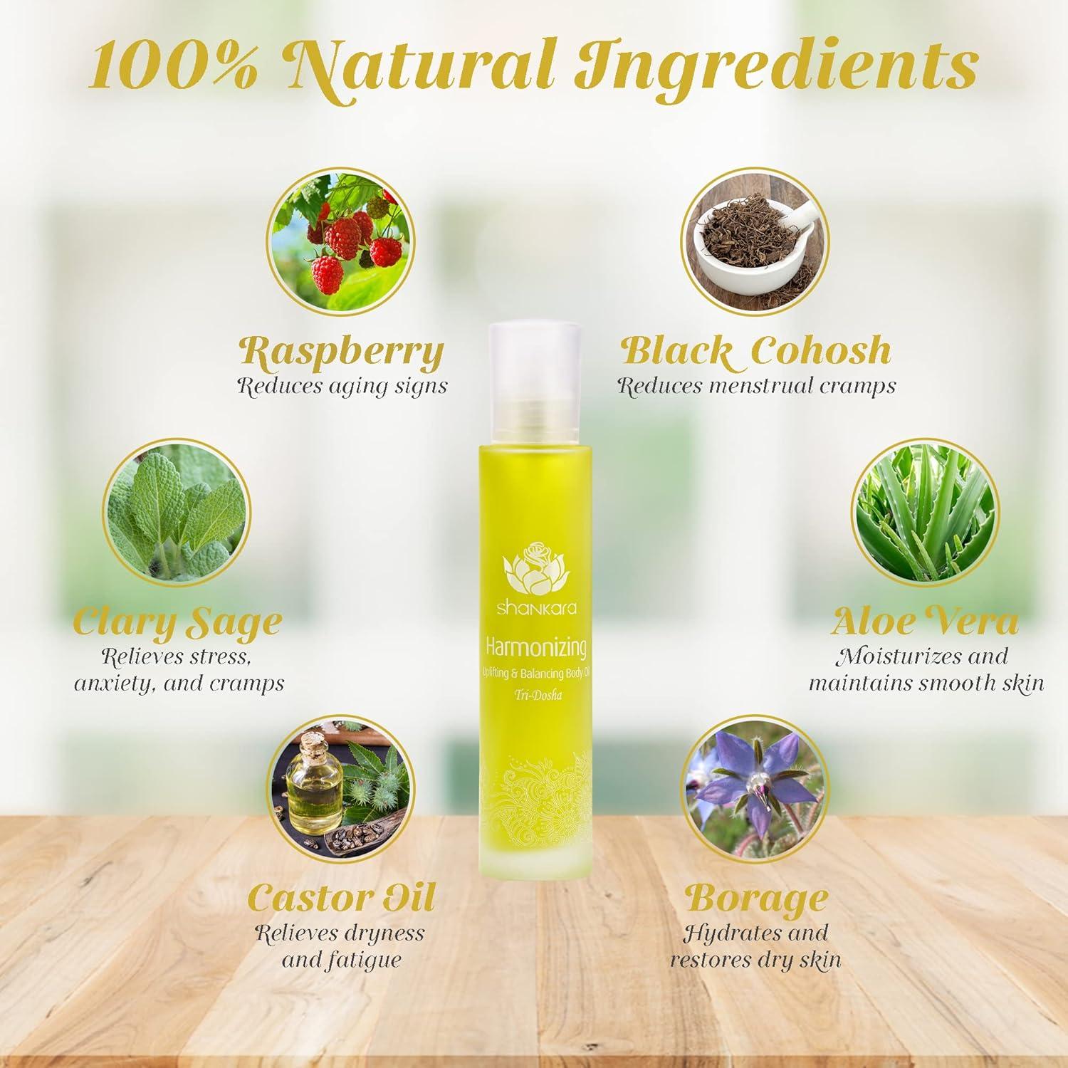 Aceite Corporal Armonizante Shankara 100ml - Hidratante y Equilibrante