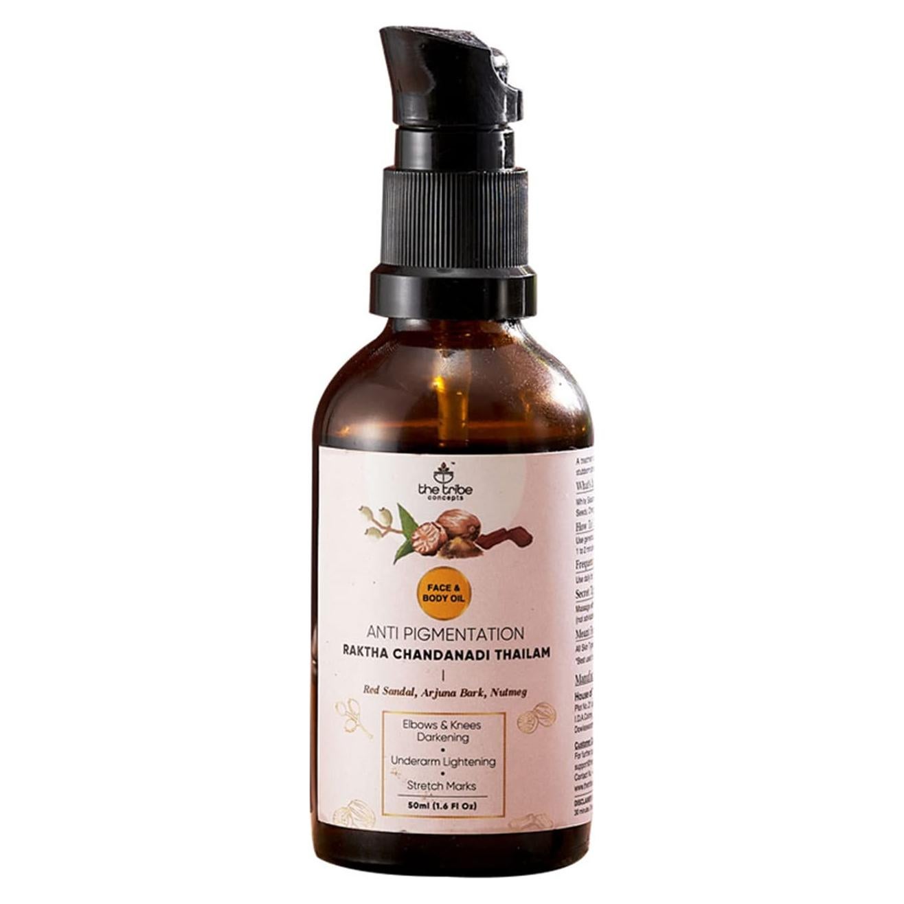 Aceite Corporal Facial Antipigmentación Thailam The Tribe 50 ml