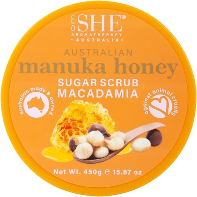 Exfoliante Corporal OM SHE con Miel de Manuka 450g - Natural