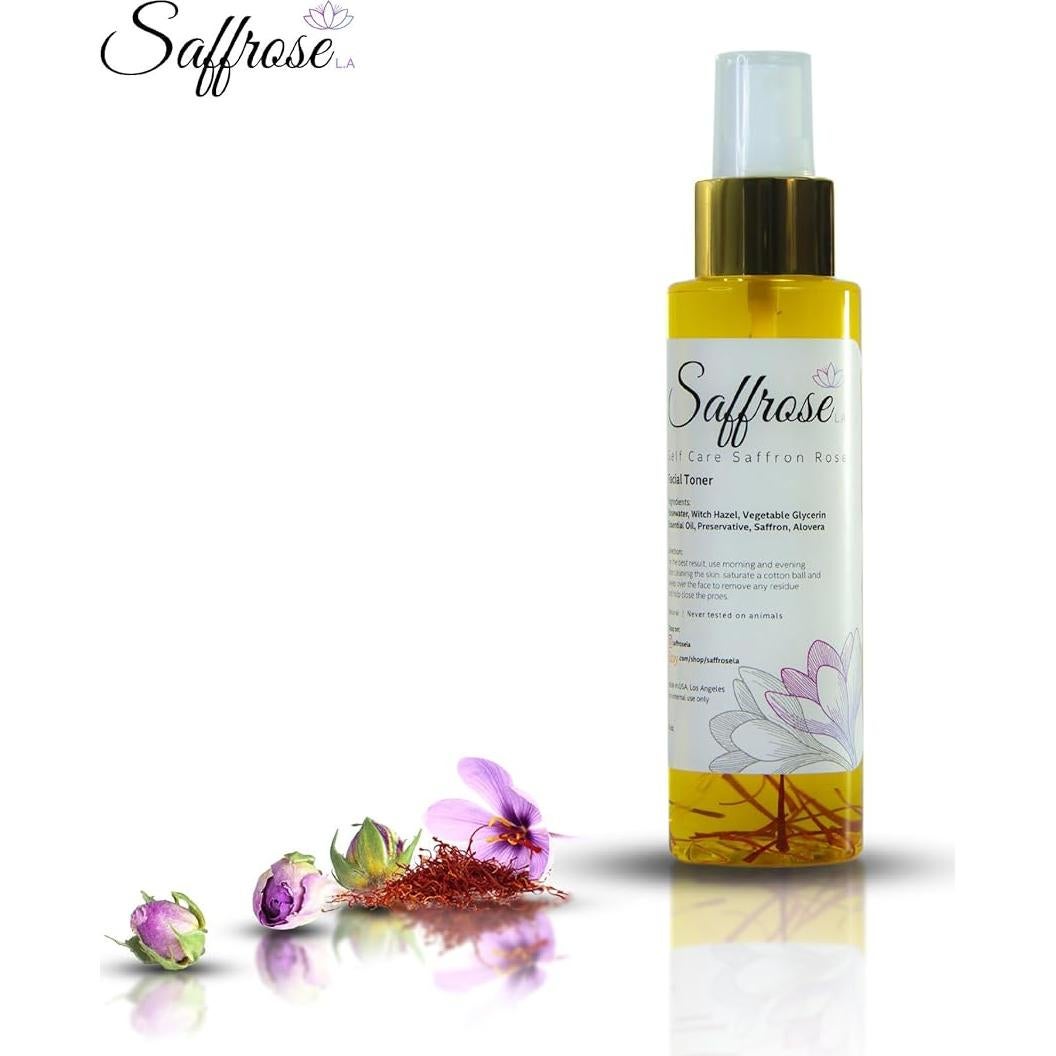 Juego de Cuidado de Piel Hecho a Mano Azafrán 5 Piezas