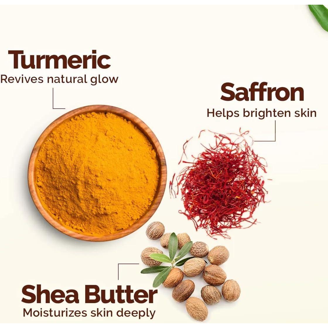 Loción Corporal Hidratante Ubtan Mamaearth 400 ml - Cúrcuma y Azafrán