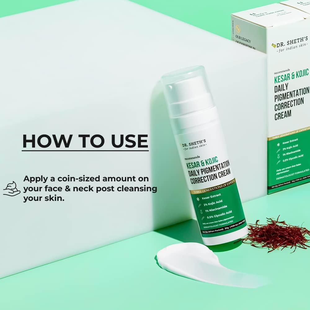 Crema Facial Dr. Sheth de Azafrán 30g - Hidratante Vegano