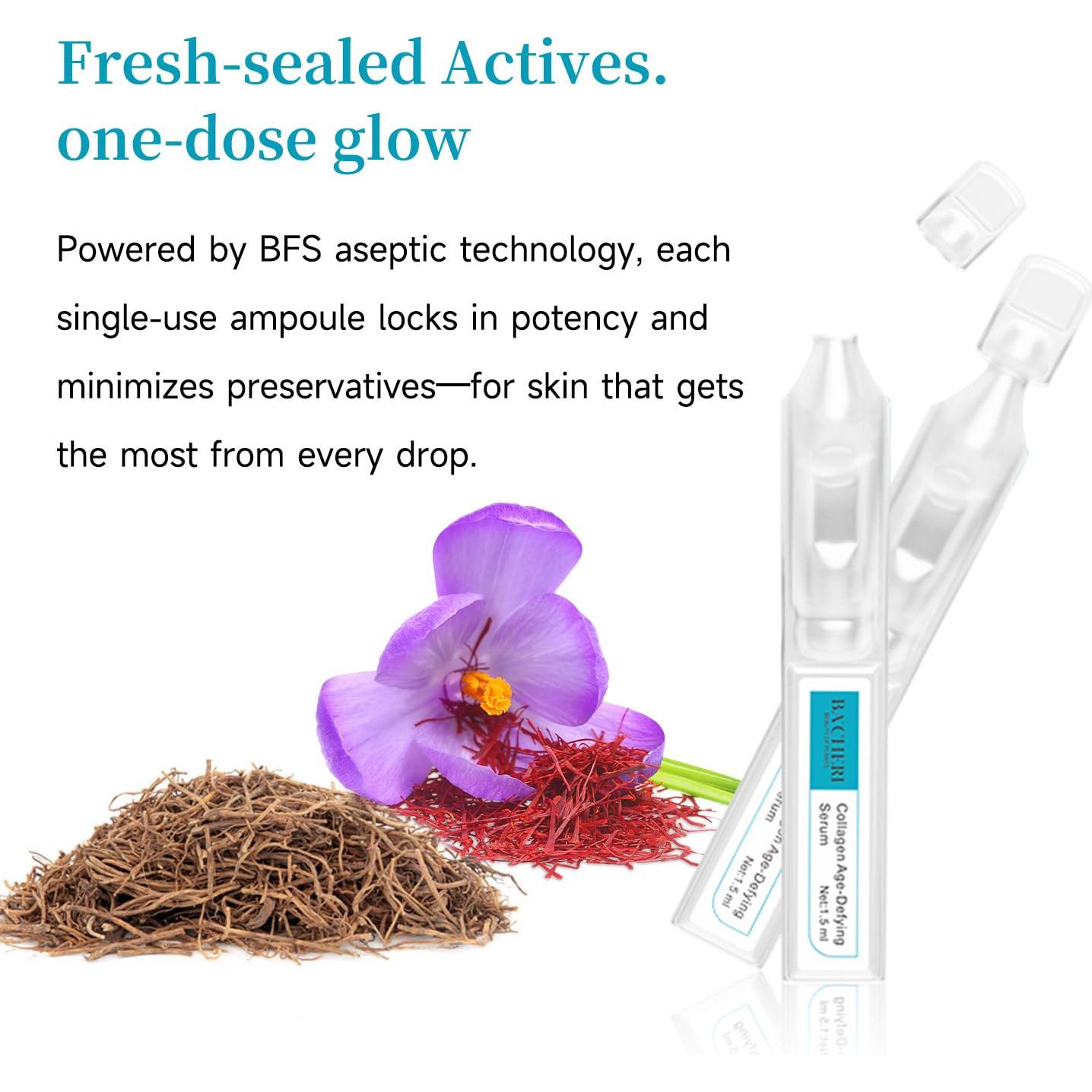 Suero Anti-Envejecimiento Colágeno Triple Bacheri 30 Ampoules