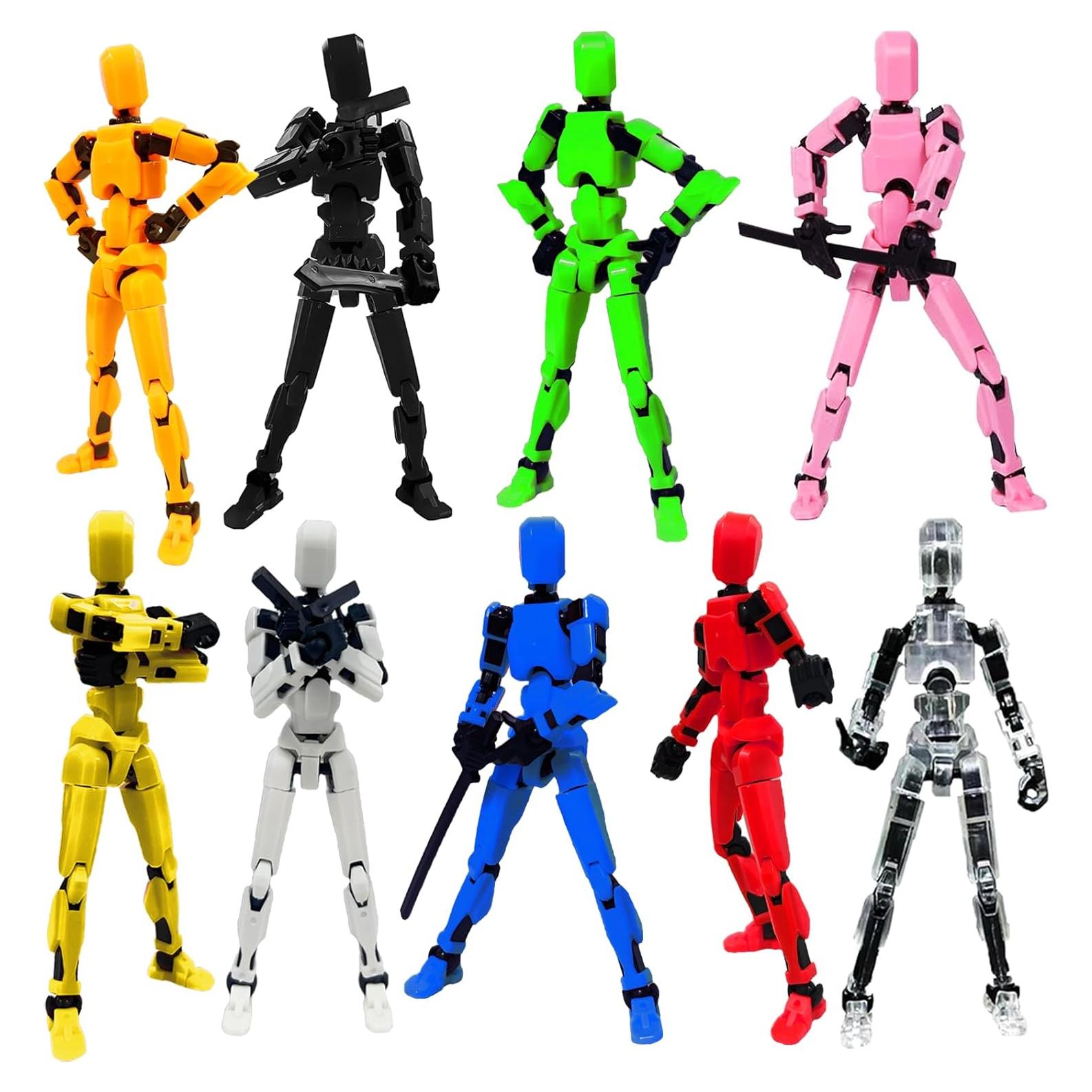 Conjunto de Figuras de Acción Titan 13 - 9 Piezas Montadas