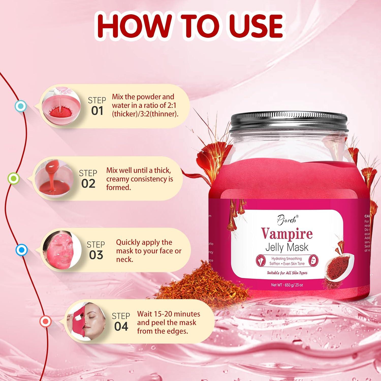 Mascarilla de Gel Vampiro Pjordo para Hidratación Facial 0.89kg