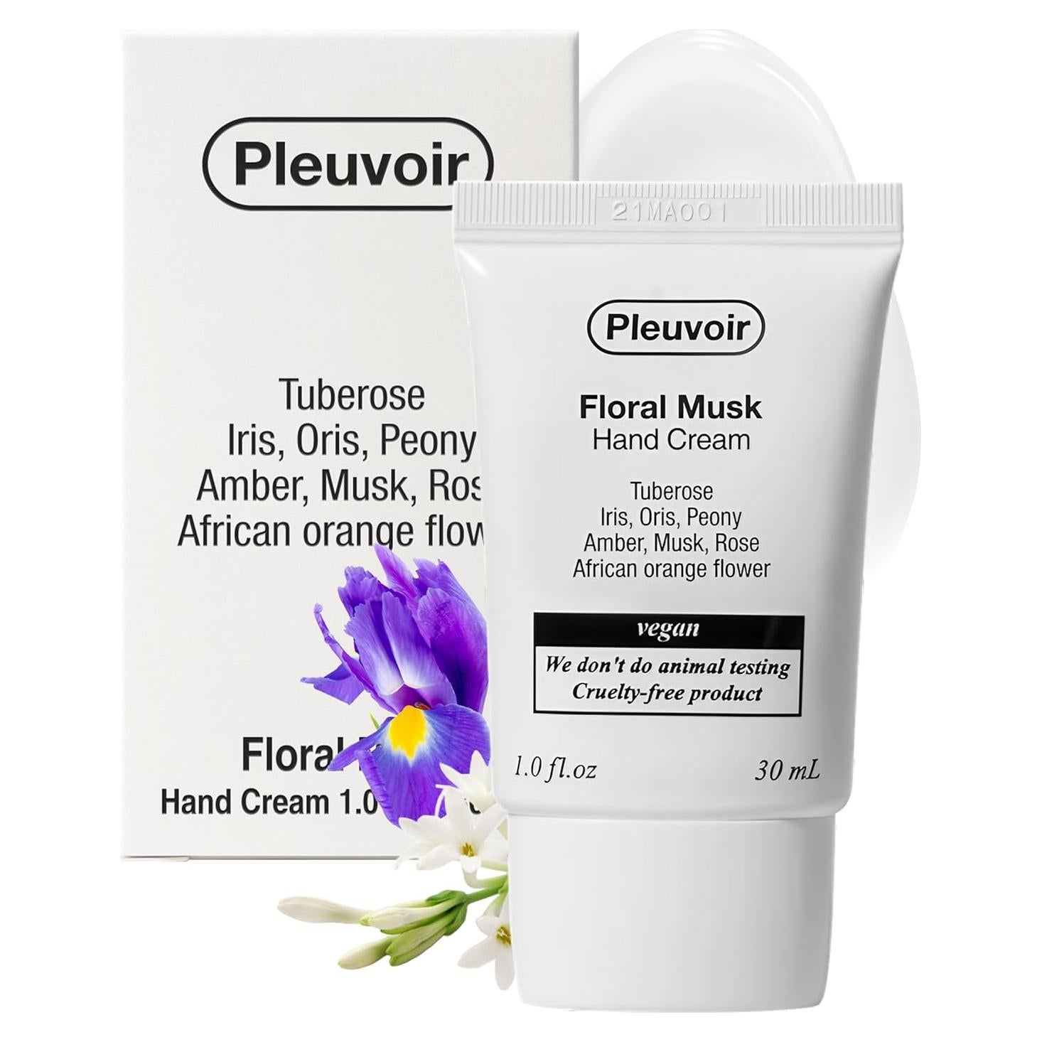 Crema de Manos Pleuvoir Almizcle Floral 40.82g - K-Beauty Vegano