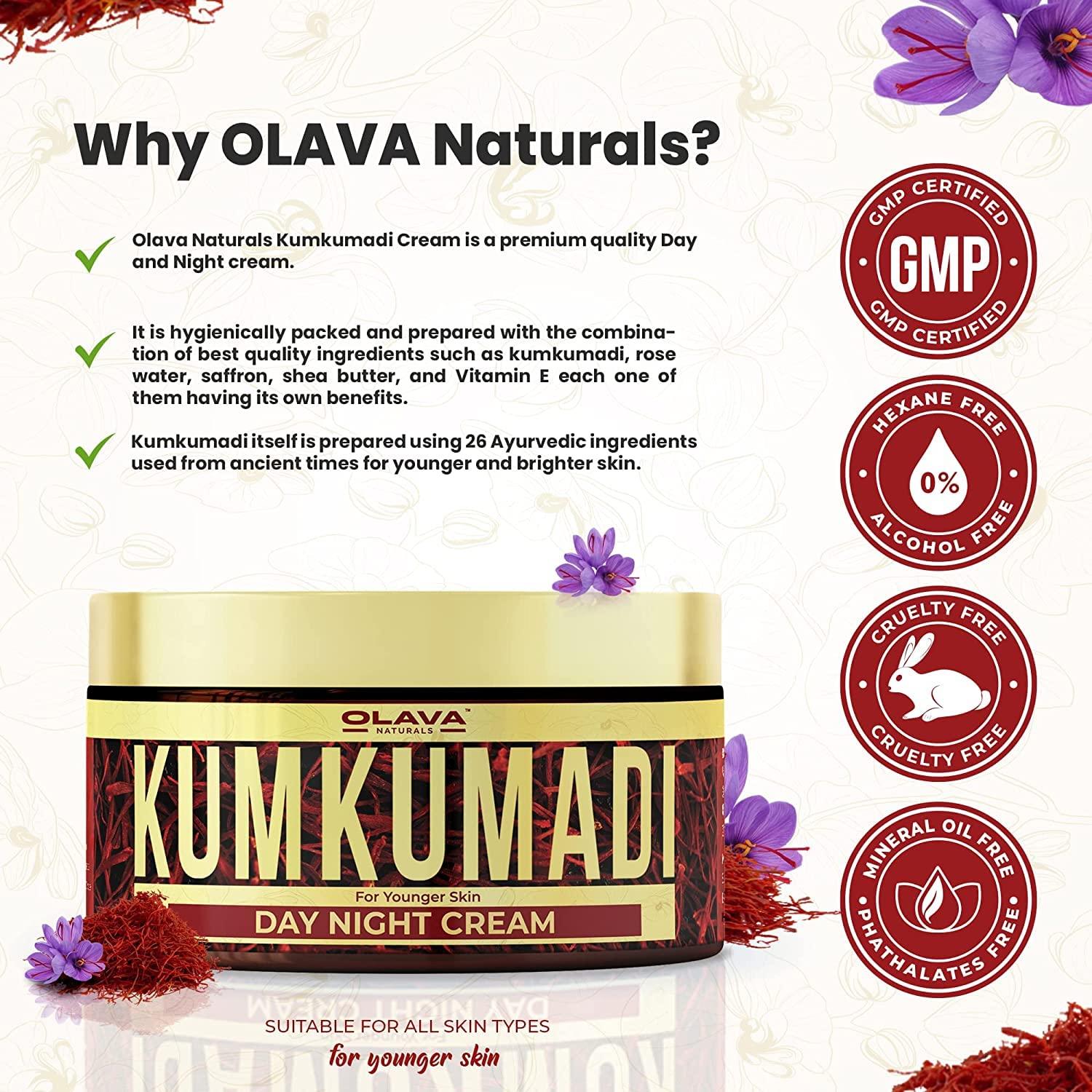 Crema Kumkumadi Hidratante 50g - Aceite de Kumkumadi y Azafrán