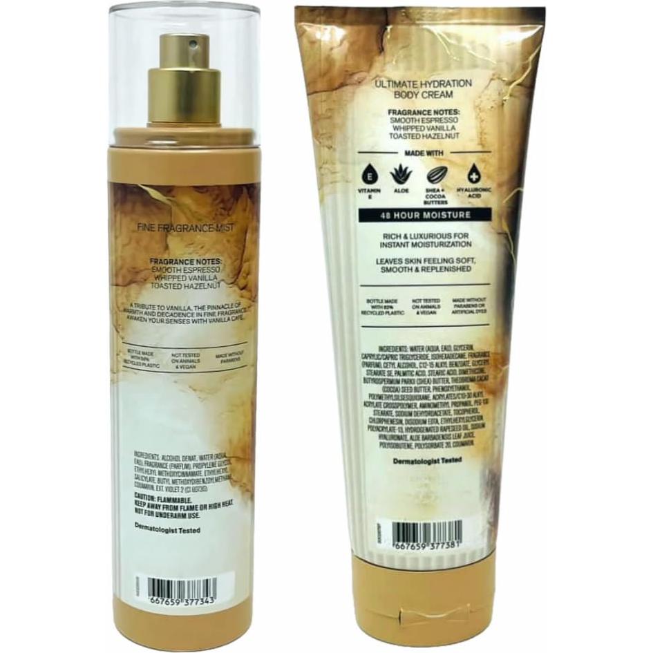 Set de Regalo Café de Vainilla Baño y Cuerpo - Spray 236 mL y Crema 226 g
