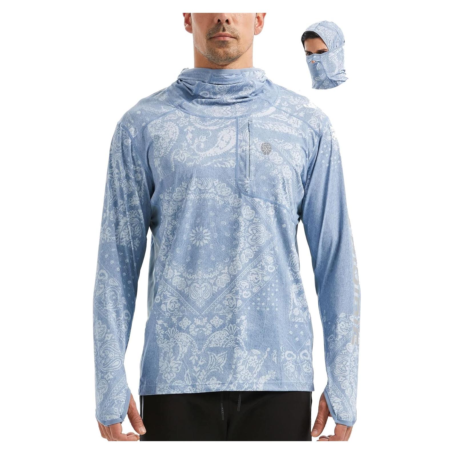 Camisa de Protección Solar para Hombre PIQIDIG UPF 50+ 3XL