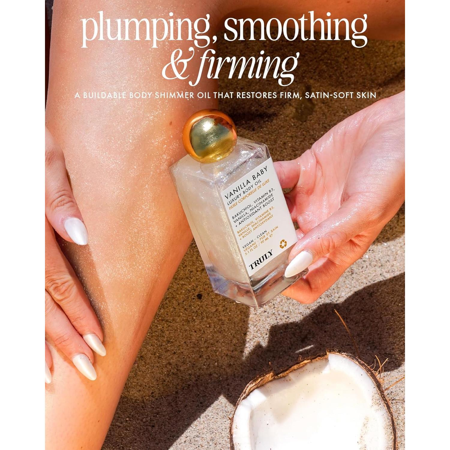 Aceite Corporal Truly Luxury Vainilla Bebé 299g Hidratante