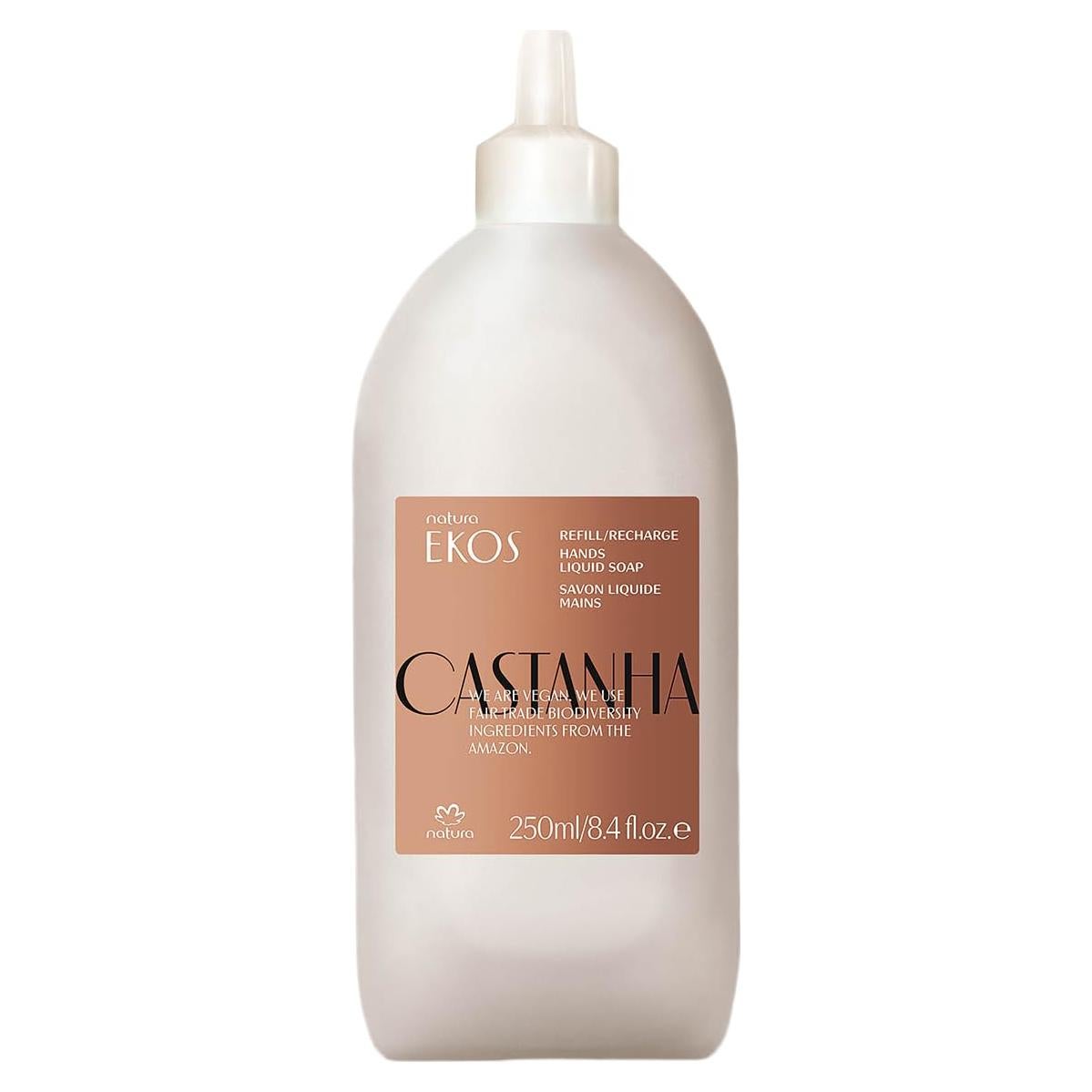 Jabón Líquido Natura Ekos Castanha 300 ml - Hidratante y Suave