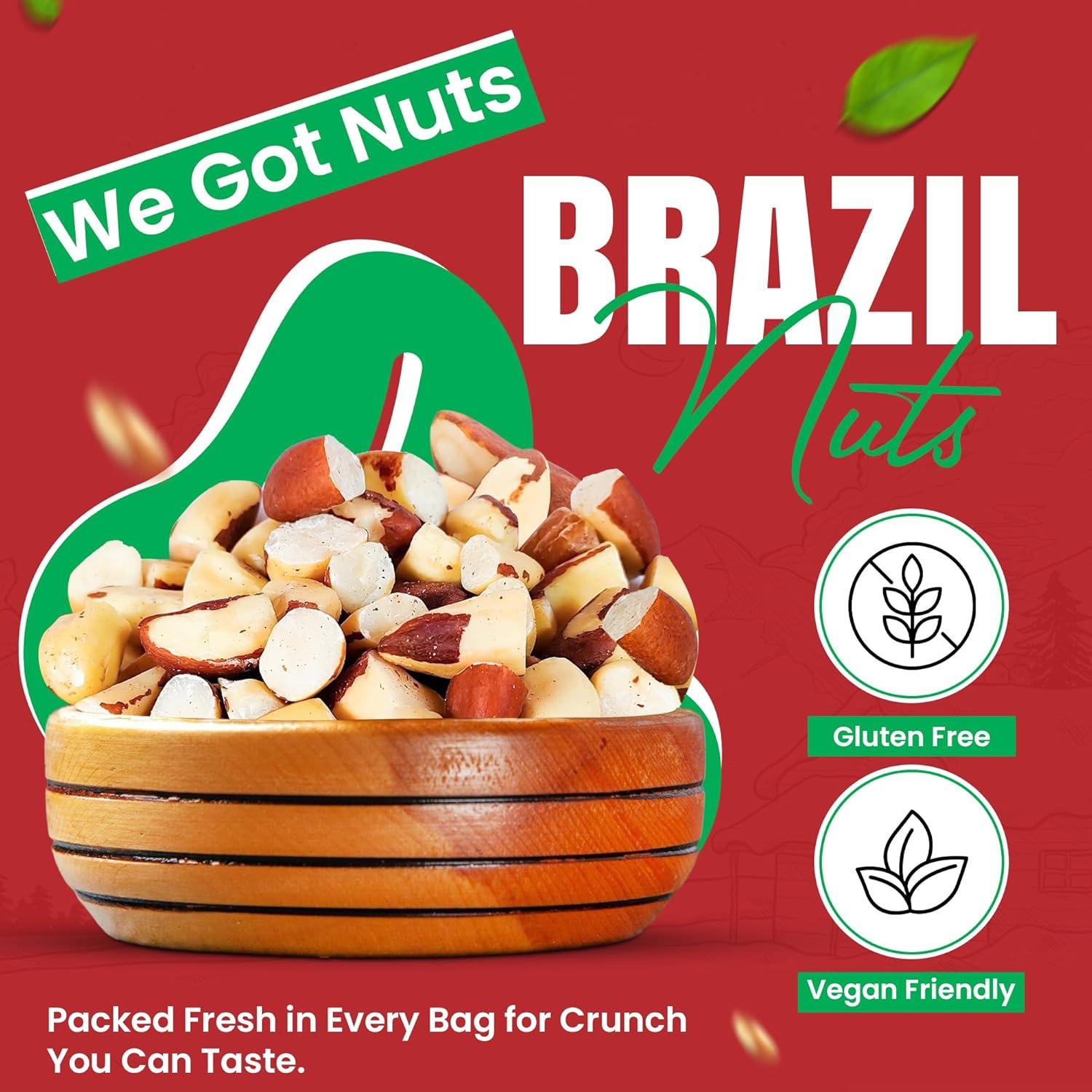 Nueces de Brasil Crudas We Got Nuts 2.27 kg Sin Sal