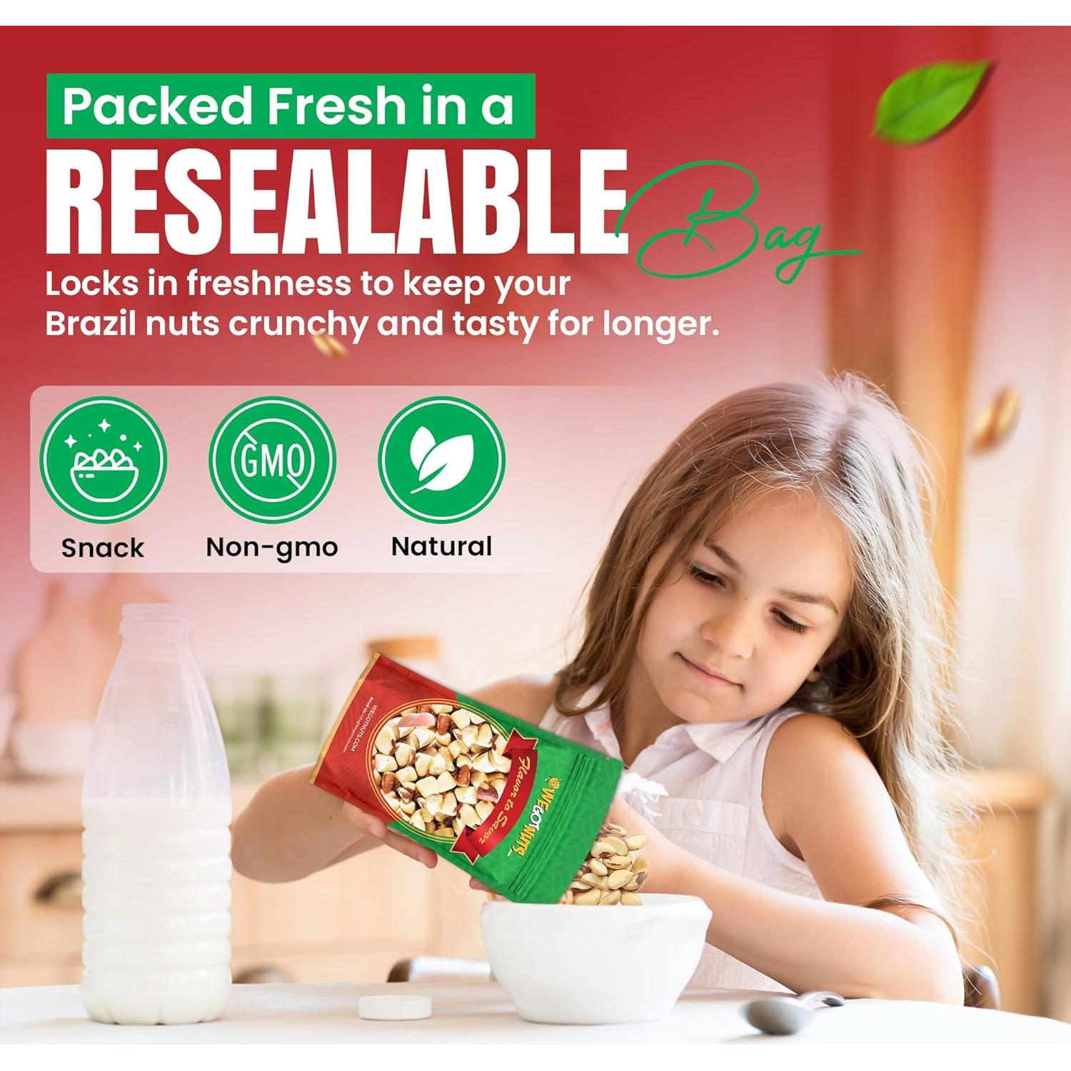 Nueces de Brasil Crudas We Got Nuts 2.27 kg Sin Sal