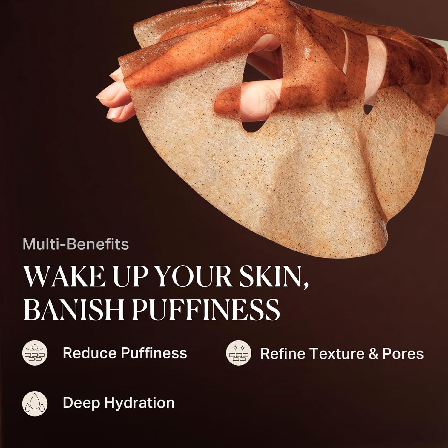 Mascarilla Facial Hidrogel Depology Cafeína Niacinamida 230g