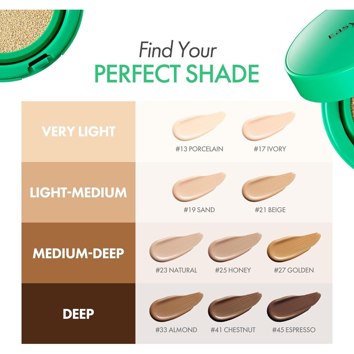 Easydew Mela B Toning Ampoule Cushion 12.7g - Maquillaje Antienvejecimiento