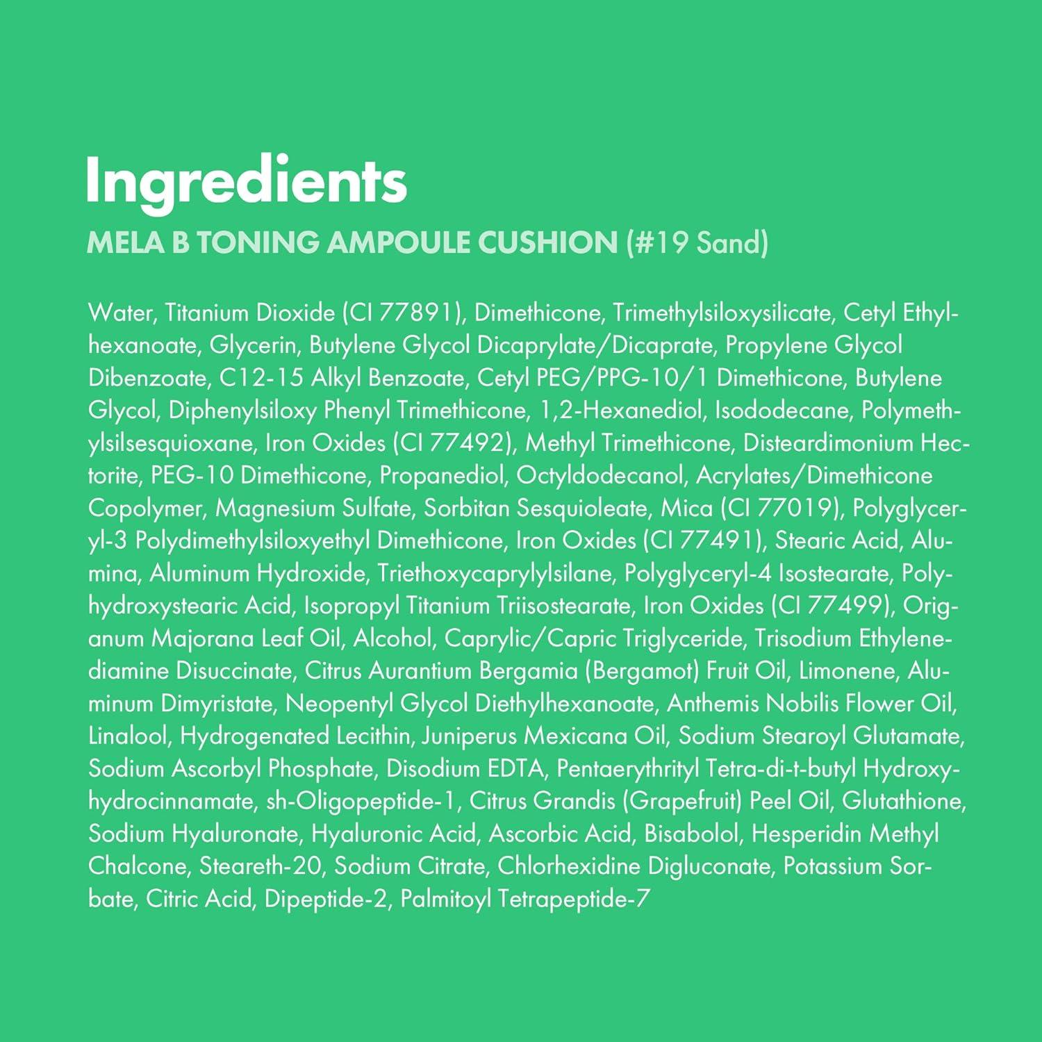 Easydew Mela B Toning Ampoule Cushion 12.7g - Maquillaje Antienvejecimiento