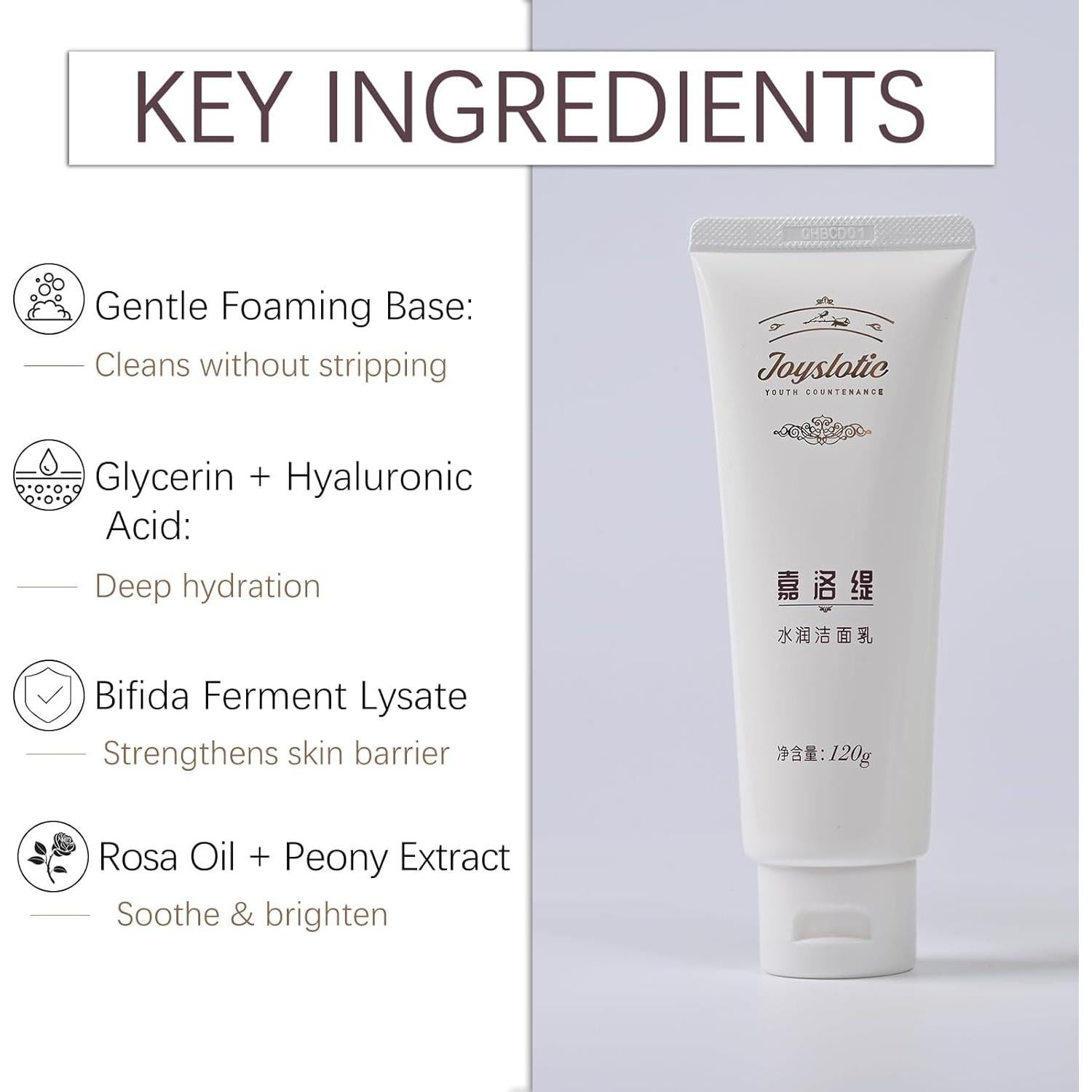 Limpiador Facial Profundo Joyslotic 125 ml para Piel Grasa y Mixta