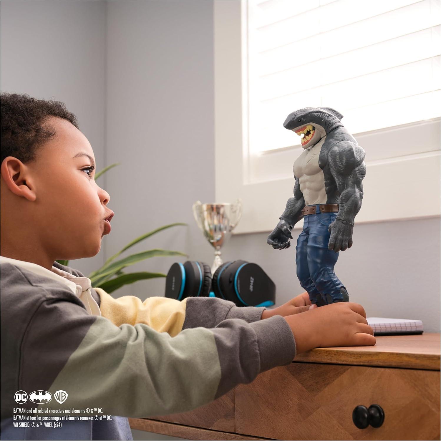 Figura de Acción King Shark Spin Master 30 cm Juguete Batman