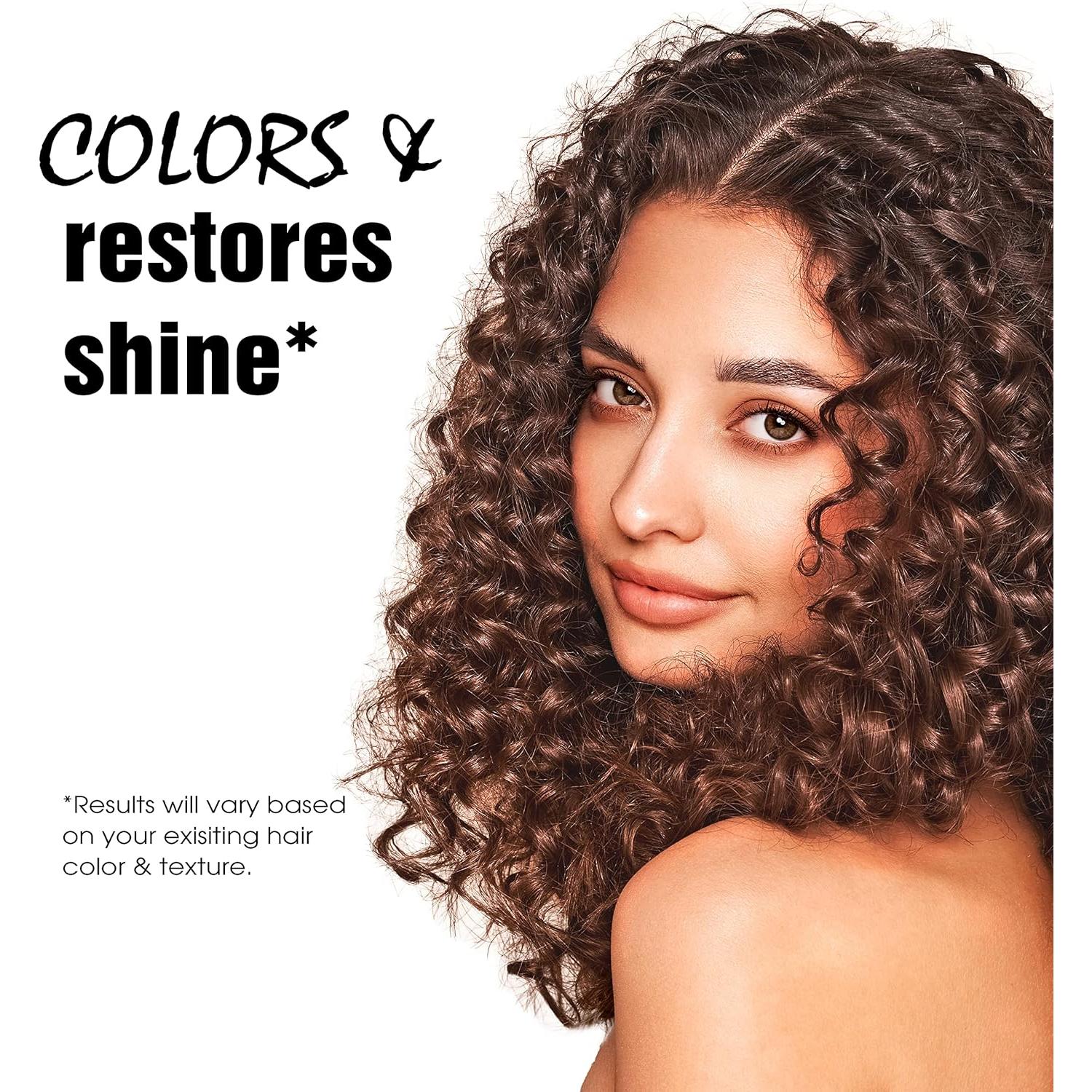 Tinte para Cabello Light Mountain Henna Castaño Cálido 113 g