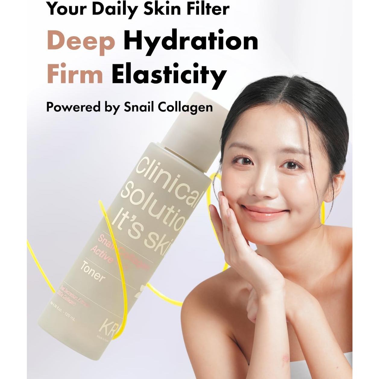 Tónico Facial Hidratante It'S SKIN Colágeno Caracol 120 ml