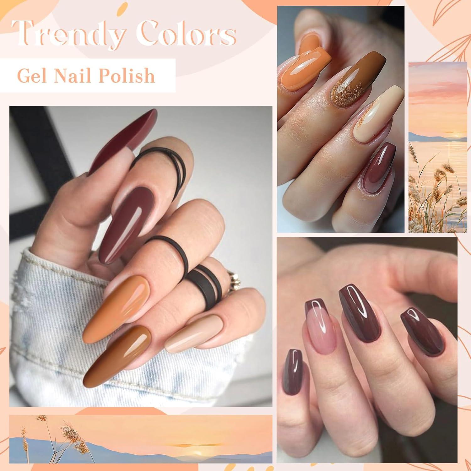 Set de Esmalte de Uñas en Gel 12 Colores Four Lily 7ml