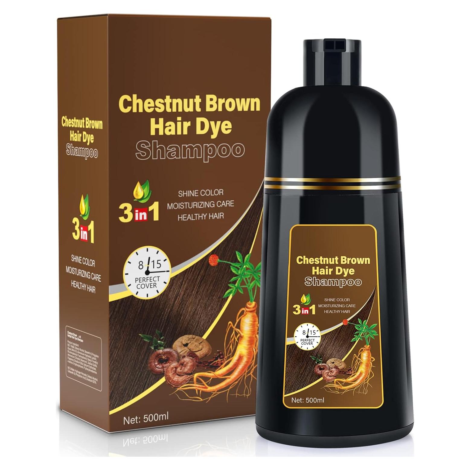 Champú Tinte Semi-Permanente BOJICA 500ml Castaño Claro