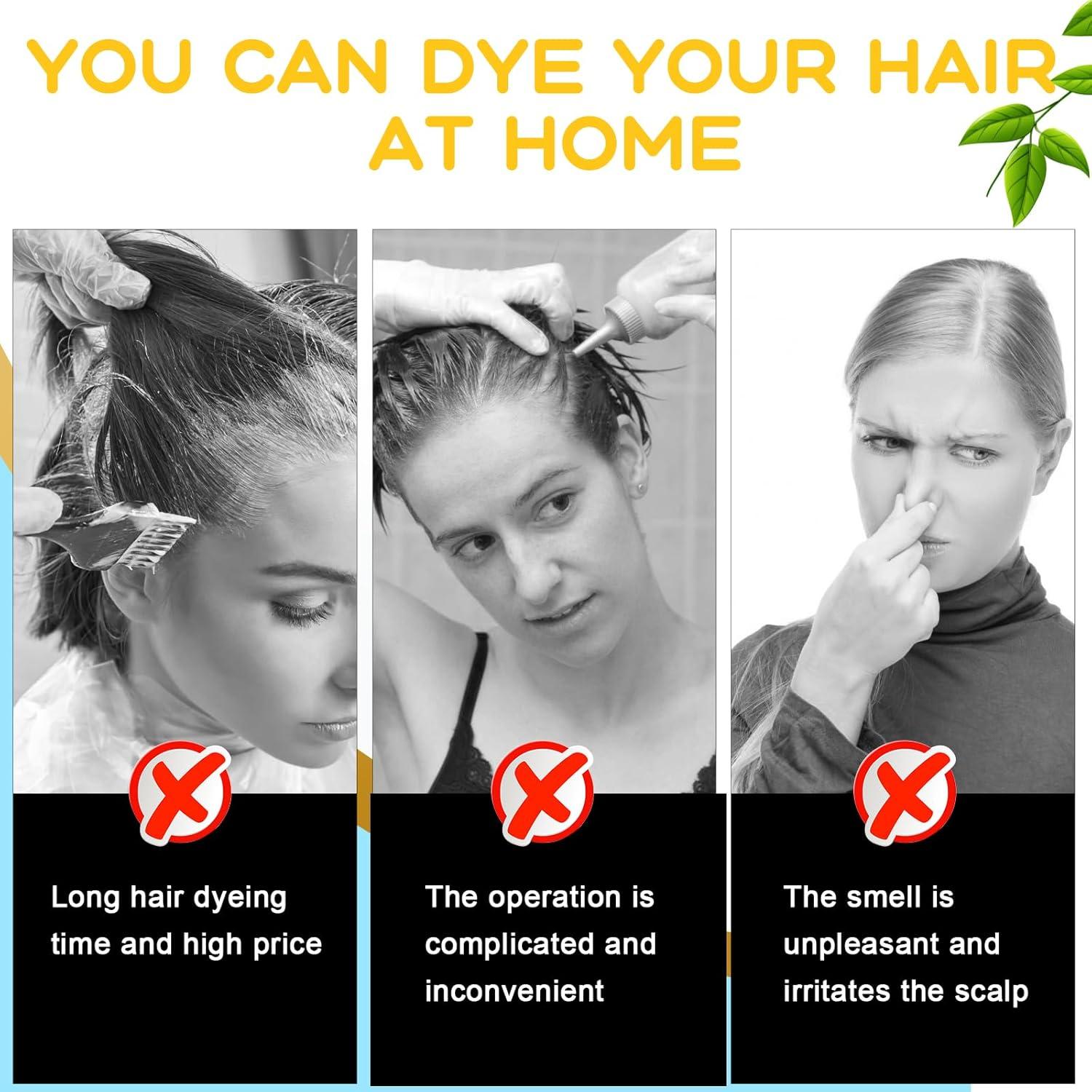 Champú Tinte Herbal 3 en 1 Temgofeau 500ml Castaño