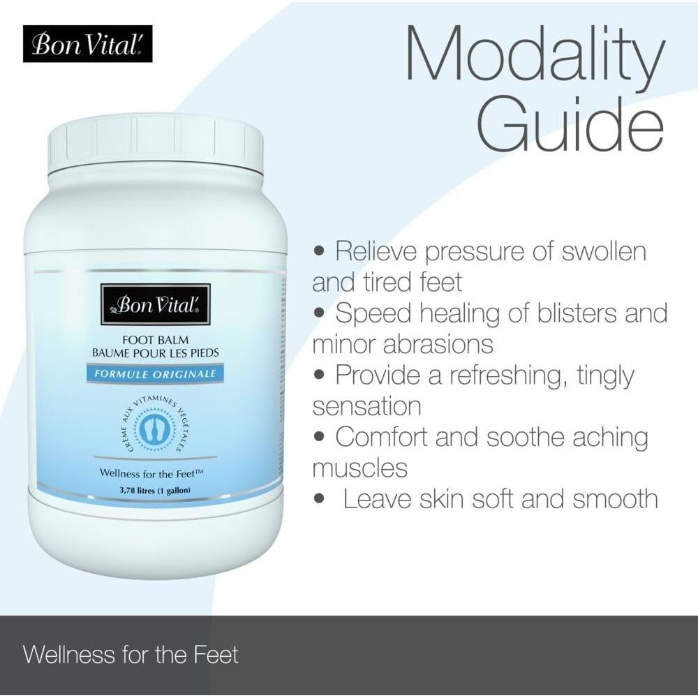 Bálsamo para Pies Bon Vital 128 Fl Oz - Hidratante y Reparador