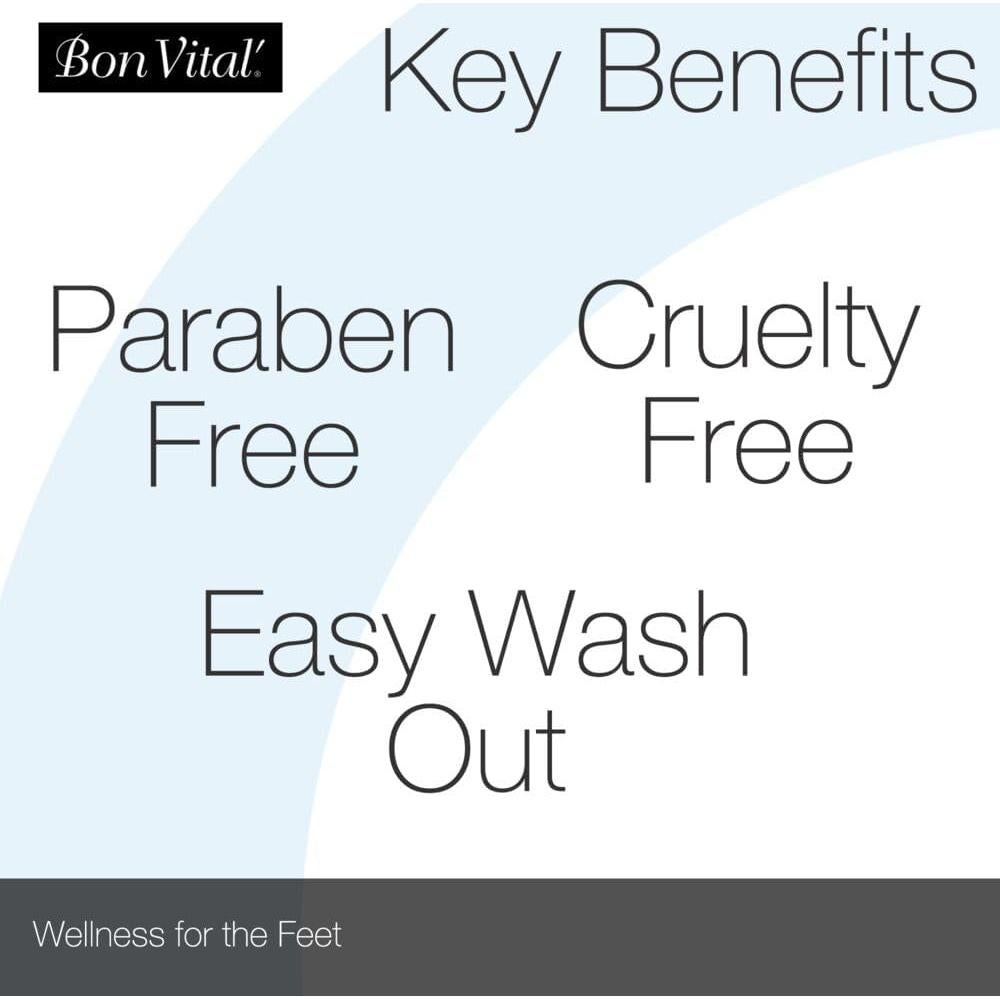 Bálsamo para Pies Bon Vital 128 Fl Oz - Hidratante y Reparador