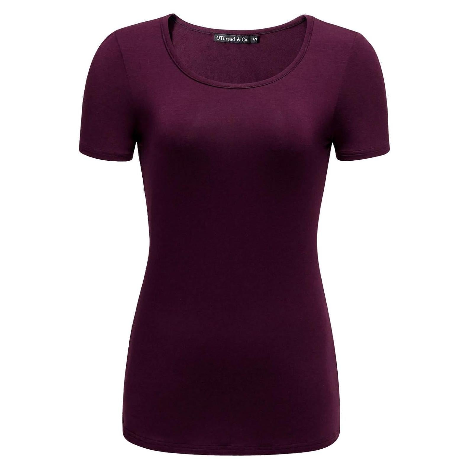 Camiseta de Manga Corta Mujer OThread & Co. Cuello Redondo