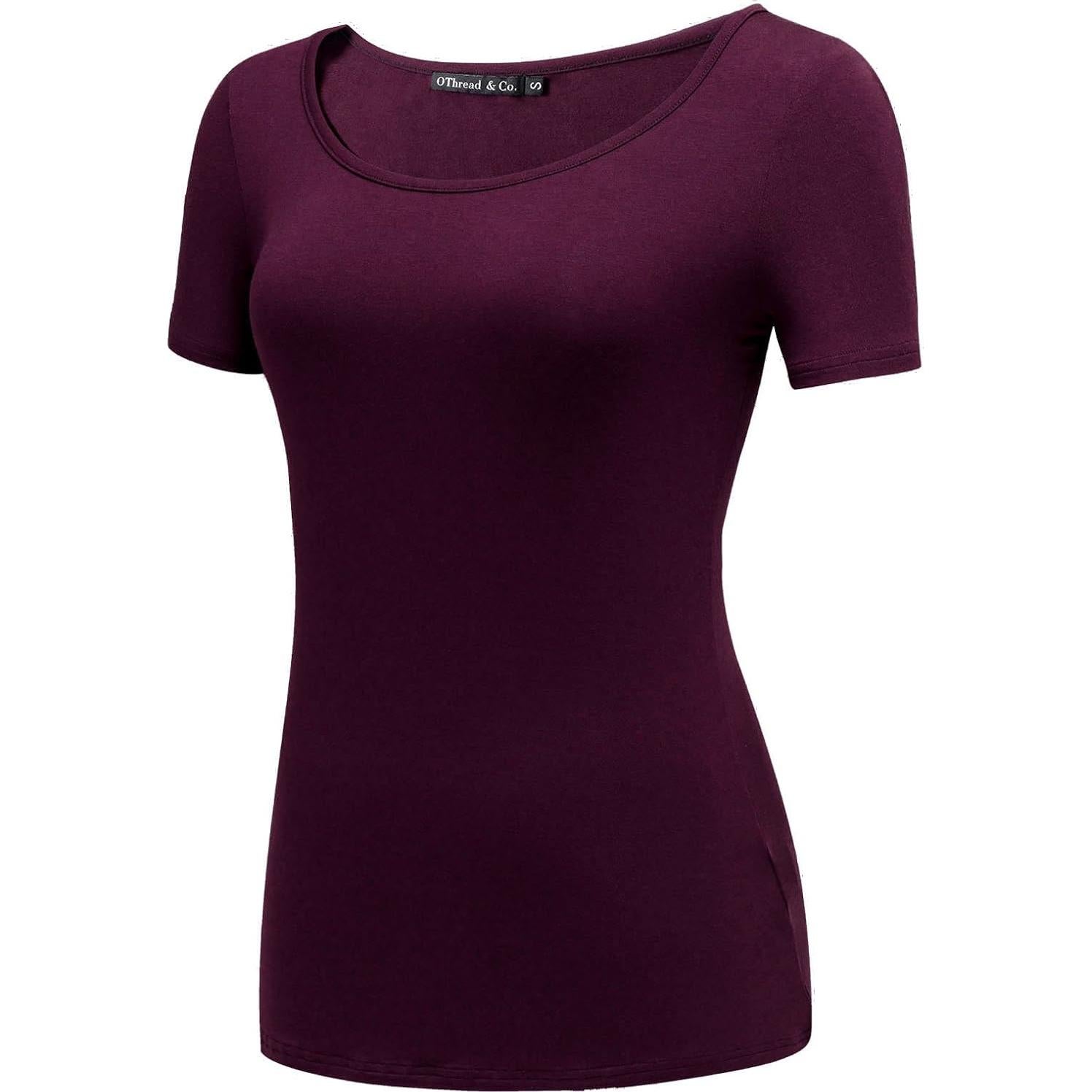 Camiseta de Manga Corta Mujer OThread & Co. Cuello Redondo