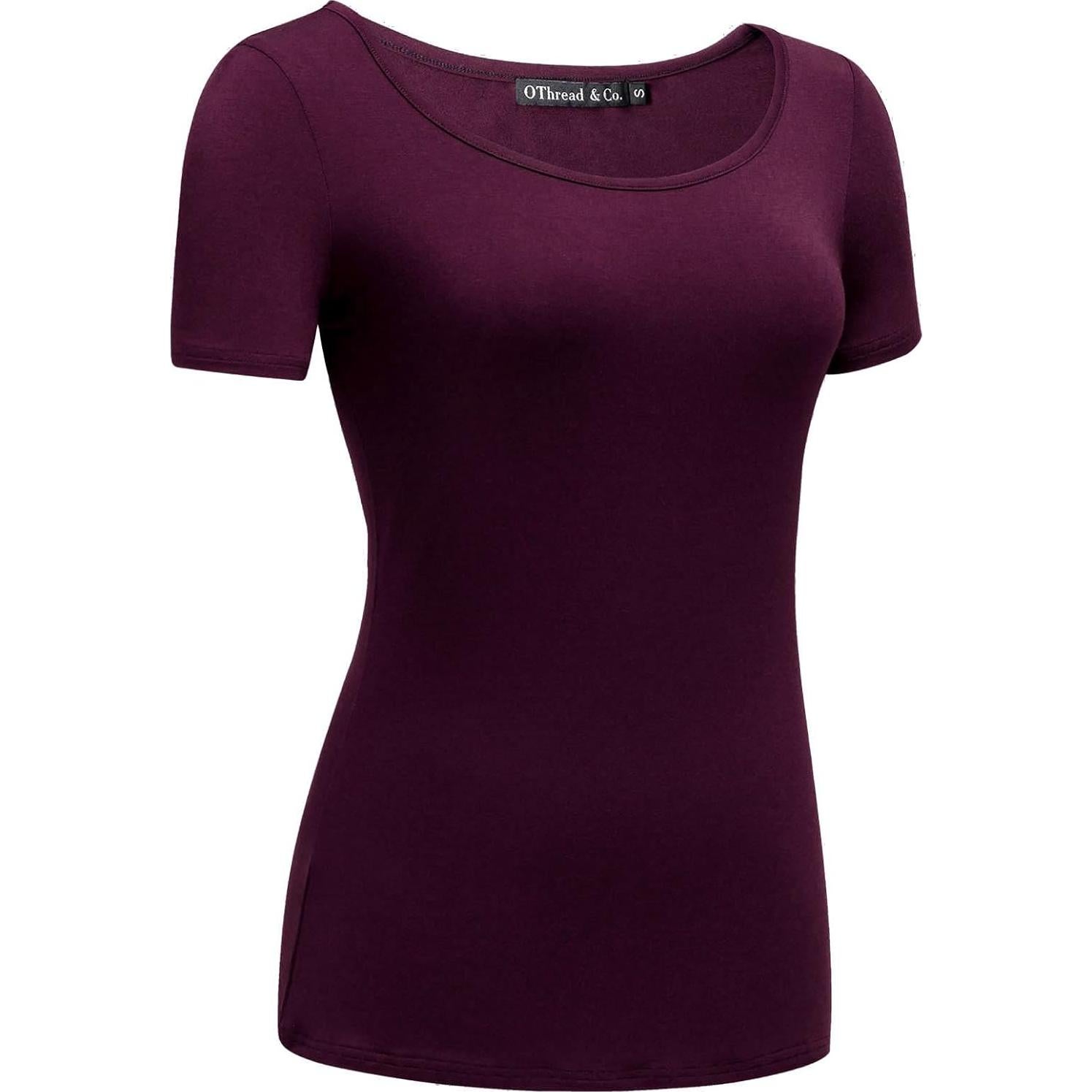 Camiseta de Manga Corta Mujer OThread & Co. Cuello Redondo