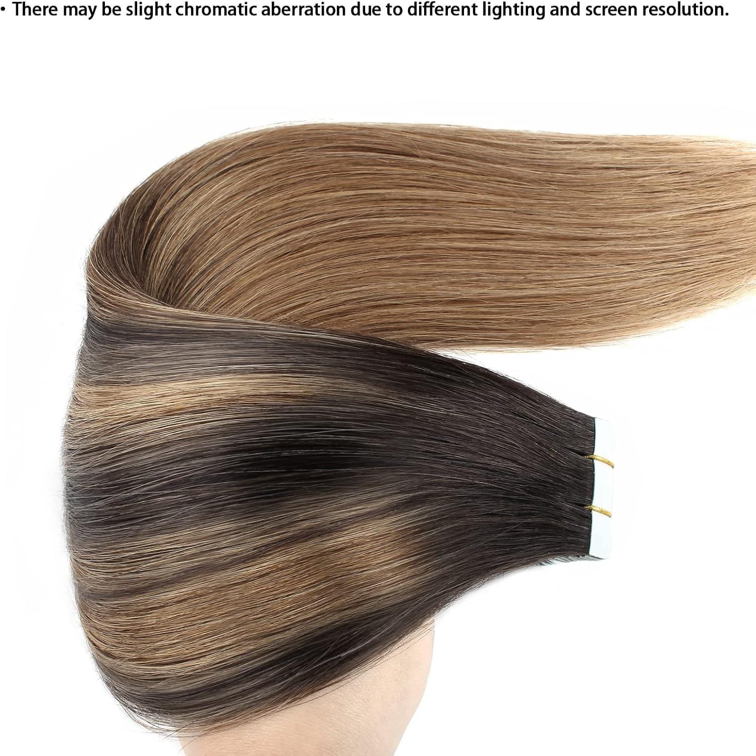 Extensiones de Cabello Humano ABH AmazingBeauty 45.72 cm Castaño Claro