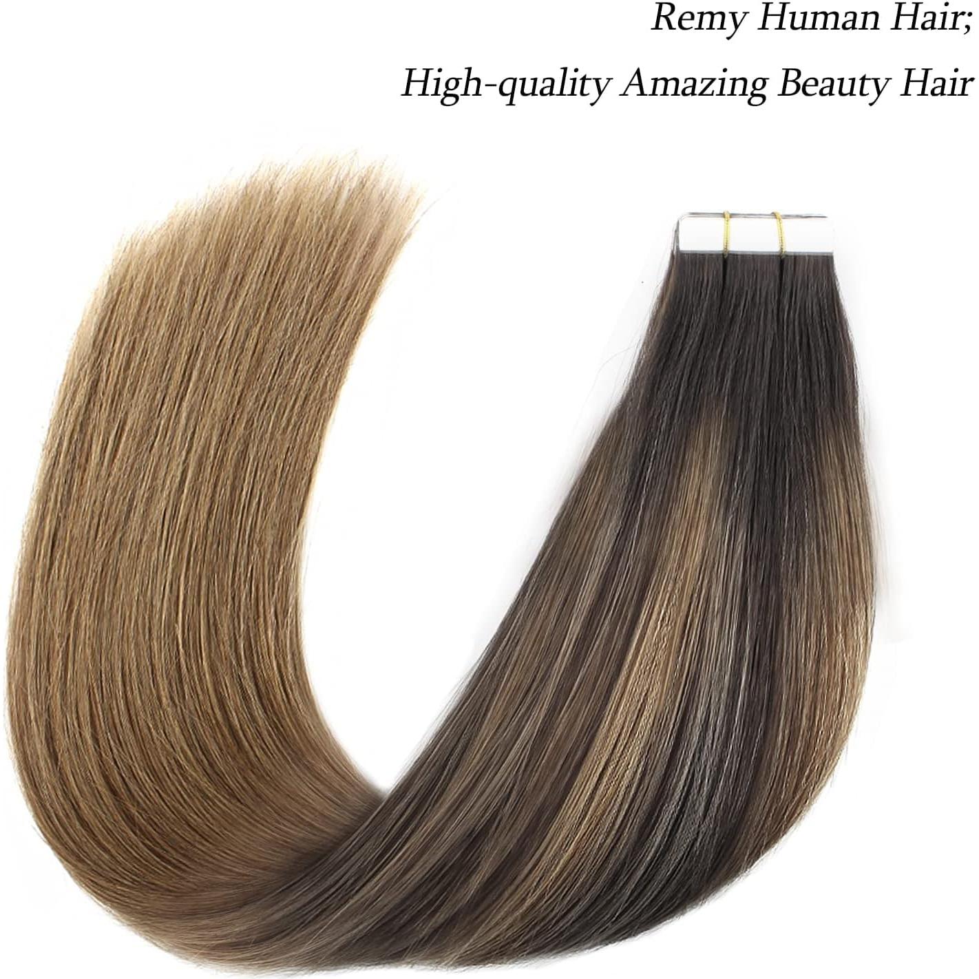 Extensiones de Cabello Humano ABH AmazingBeauty 45.72 cm Castaño Claro