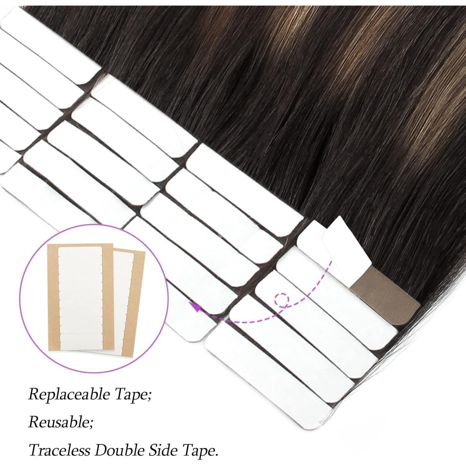 Extensiones de Cabello Humano ABH AmazingBeauty 45.72 cm Castaño Claro