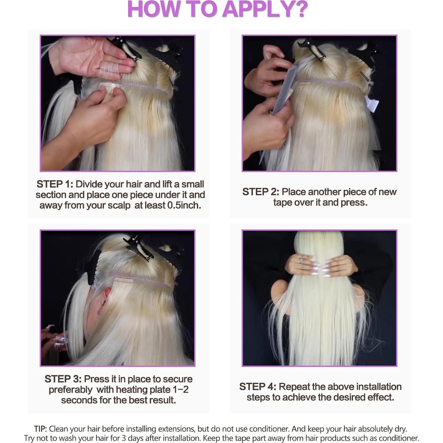 Extensiones de Cabello Humano ABH AmazingBeauty 45.72 cm Castaño Claro