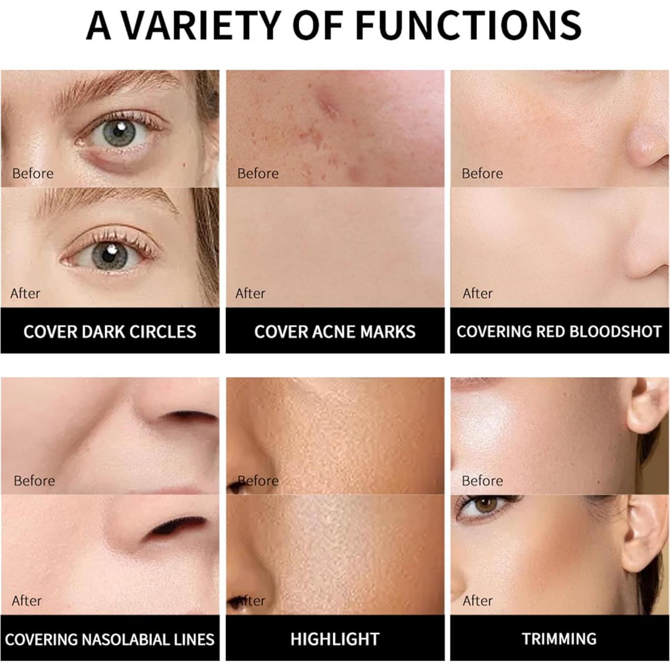 Crema Correctora Hidratante CCbeauty Castaño Oscuro 4.54g