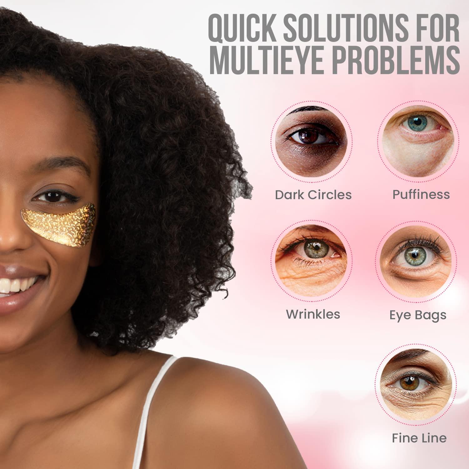 Parches para Ojos Miss Spa Hidratantes con Cafeína y B3 - 4 pares