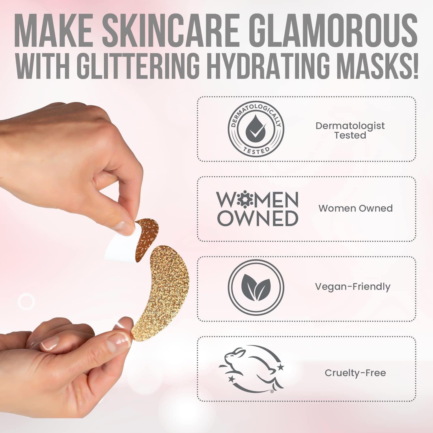 Parches para Ojos Miss Spa Hidratantes con Cafeína y B3 - 4 pares