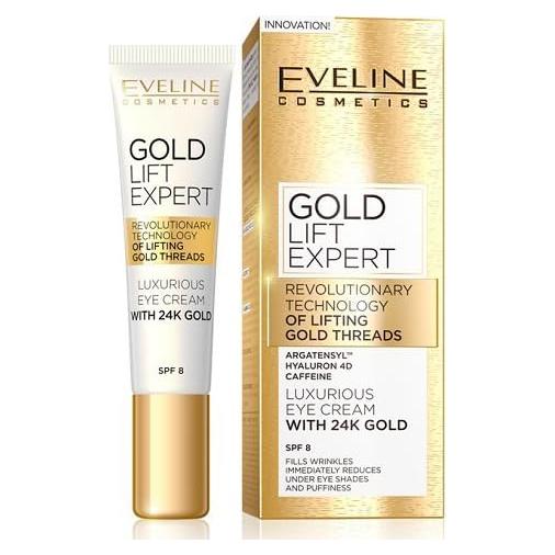 Crema de Ojos Eveline Gold Lift Expert 15ml Antiarrugas